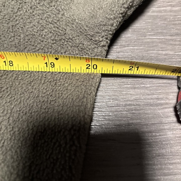 Woolrich Vintage 90's women's Green Fleece Fall Theme Blanket Stitching Shirt M - Picture 5 of 6